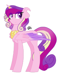 Size: 1300x1600 | Tagged: safe, artist:gallantserver, imported from derpibooru, princess cadance, alicorn, pony, female, mare, simple background, solo, transparent background