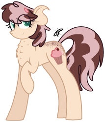 Size: 919x1073 | Tagged: safe, artist:gallantserver, imported from derpibooru, oc, oc only, oc:creamcake valentine, earth pony, pony, female, mare, offspring, parent:cheese sandwich, parent:coco pommel, simple background, solo, transparent background