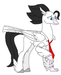 Size: 3378x4096 | Tagged: safe, artist:agdapl, imported from derpibooru, hippogriff, crossover, glasses, hippogriffied, male, medic, necktie, simple background, solo, species swap, team fortress 2, transparent background