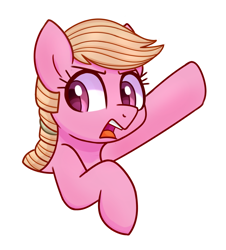 Size: 2642x2920 | Tagged: artist needed, safe, imported from derpibooru, oc, oc only, oc:flat earth, earth pony, pony, high res, pointing, solo