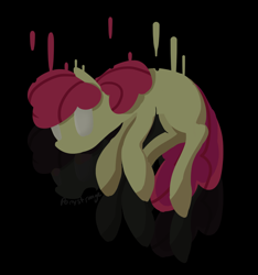 Size: 1280x1369 | Tagged: safe, artist:twishies, imported from derpibooru, apple bloom, earth pony, pony, blank eyes, female, filly, solo