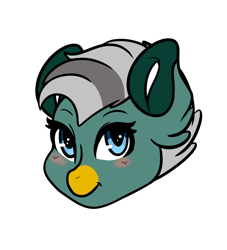 Size: 2000x2200 | Tagged: safe, artist:viktiipunk, imported from derpibooru, oc, oc only, oc:duk, bird, duck, pony, bust, high res, oc is a duck, quack, quak, smiling, solo