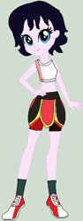 Size: 213x564 | Tagged: safe, artist:jadeharmony, artist:jadethepegasus, imported from derpibooru, oc, oc:athena benton, equestria girls, exeron fighters, martial arts kids, martial arts kids outfit