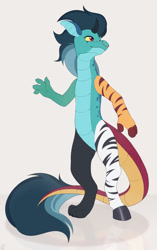 Size: 1280x2038 | Tagged: safe, artist:tigra0118, imported from derpibooru, oc, oc only, draconequus, digital art, draconequus oc, male, my little pony, solo