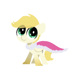 Size: 1000x1000 | Tagged: safe, artist:sugar morning, imported from derpibooru, oc, oc only, oc:exist, animated, cape, clothes, cute, fluffy, gif, griffequus, ocbetes, paws, pride, solo