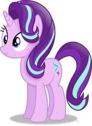 Size: 3575x4887 | Tagged: safe, artist:anime-equestria, imported from derpibooru, starlight glimmer, pony, unicorn, :3, absurd resolution, cute, female, glimmerbetes, horn, mare, simple background, smiling, solo, transparent background, vector