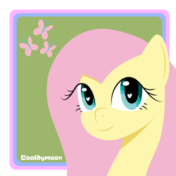 Size: 768x768 | Tagged: safe, artist:loolaymoon, imported from derpibooru, fluttershy, pony, cute, daaaaaaaaaaaw, female, mare, shyabetes, solo