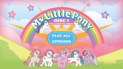 Size: 393x222 | Tagged: safe, imported from derpibooru, my little pony 'n friends, dvd menu, g1, shout factory