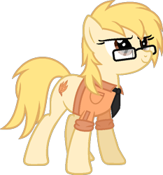 Size: 655x704 | Tagged: safe, artist:kingbases, artist:pegasski, imported from derpibooru, oc, oc only, oc:autumn glory, earth pony, pony, base used, clothes, earth pony oc, eyelashes, female, looking up, mare, necktie, simple background, smiling, solo, transparent background