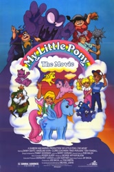 Size: 500x755 | Tagged: safe, imported from derpibooru, my little pony: the movie (g1), g1, movie poster