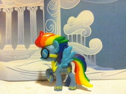 Size: 1024x765 | Tagged: safe, imported from derpibooru, rainbow dash, pegasus, pony, clothes, custom, customized toy, figurine, irl, older, older rainbow dash, photo, pic, toy, uniform, wonderbolts uniform