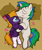 Size: 1920x2294 | Tagged: safe, artist:alexdti, imported from derpibooru, oc, oc only, oc:ale, oc:marco, oc:purple creativity, oc:star logic, pegasus, pony, unicorn, blushing, bow, clothes, crossdressing, eyes closed, femboy, floating heart, gay, glasses, hair bow, heart, high res, kissing, male, males only, open mouth, open smile, shipping, size difference, smiling, smol, socks, stallion, striped socks, trap