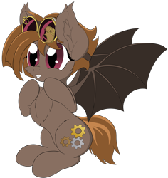 Size: 3835x4065 | Tagged: safe, artist:beigedraws, imported from derpibooru, oc, oc only, bat pony, pony, bat pony oc, bat wings, high res, simple background, sitting, solo, transparent background, wings