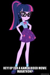 Size: 760x1140 | Tagged: safe, imported from derpibooru, sci-twi, twilight sparkle, human, equestria girls, bronybait, fangirl, solo