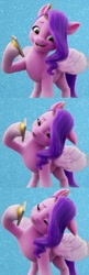 Size: 400x1237 | Tagged: safe, imported from derpibooru, screencap, pipp petals, pegasus, spoiler:g5, 3d, adorapipp, collage, cute, g5, my little pony: a new generation, phone, that pony sure does love phones