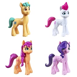 Size: 1000x1000 | Tagged: safe, imported from derpibooru, hitch trailblazer, pipp petals, sunny starscout, zipp storm, earth pony, pegasus, pony, unicorn, female, g5, male, mare, my little pony: a new generation, official, stallion, toy