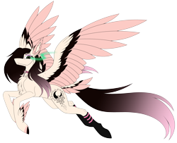 Size: 4010x3261 | Tagged: safe, artist:sadatrix, imported from derpibooru, oc, oc only, pegasus, pony, colored wings, feathered fetlocks, female, mare, multicolored wings, simple background, solo, tail feathers, transparent background, wings