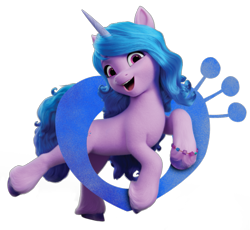 Size: 827x762 | Tagged: safe, imported from derpibooru, izzy moonbow, pony, unicorn, spoiler:my little pony: a new generation, cutie mark, female, g5, looking at you, mare, my little pony: a new generation, official, simple background, solo, transparent background