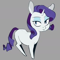 Size: 1994x1996 | Tagged: safe, artist:llama_draws, imported from derpibooru, rarity, pony, unicorn, lidded eyes, looking at you, solo