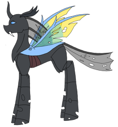 Size: 2771x2983 | Tagged: safe, artist:agdapl, imported from derpibooru, changeling, changelingified, crossover, curved horn, fangs, high res, horn, male, medic, simple background, solo, species swap, team fortress 2, transparent background