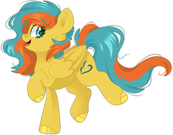 Size: 2142x1668 | Tagged: safe, artist:cinnamontee, imported from derpibooru, oc, oc only, oc:ocean breeze, pegasus, pony, female, mare, simple background, solo, transparent background