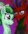 Size: 2048x2500 | Tagged: safe, artist:whitequartztheartist, imported from derpibooru, dragon, pony, unicorn, couple, high res, looking at each other