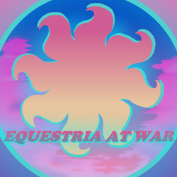 Size: 3000x3000 | Tagged: safe, artist:闪电_lightning, imported from derpibooru, equestria at war mod, high res, vaporwave