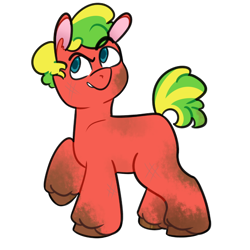 Size: 2000x2000 | Tagged: safe, artist:von babbitt, imported from derpibooru, oc, oc only, oc:shining shovel, earth pony, pony, colt, high res, male, solo