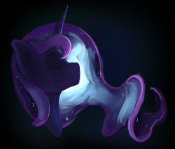 Size: 2247x1906 | Tagged: safe, artist:tenebrisnoctus, imported from derpibooru, princess luna, alicorn, pony, bust, eyes closed, female, mare, solo