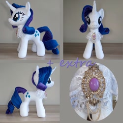 Size: 2164x2160 | Tagged: safe, artist:larsen toys, imported from derpibooru, rarity, pony, unicorn, forsale, high res, photo, plushie, solo