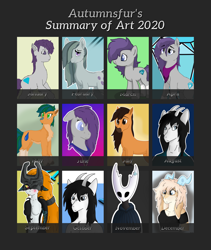 Size: 4619x5463 | Tagged: safe, artist:autumnsfur, artist:autumnsfurart, imported from derpibooru, marble pie, oc, oc:glitter stone, anthro, earth pony, pony, anthro with ponies, bust, clothes, colored, earth pony oc, female, male, mare, neckerchief, solo, stallion