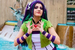 Size: 1000x667 | Tagged: safe, artist:littleprofessorproductions, artist:sarahndipity cosplay, imported from derpibooru, aria blaze, human, bronycon, bronycon 2015, equestria girls, clothes, cosplay, costume, irl, irl human, photo