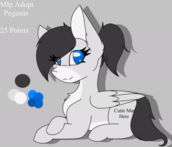 Size: 2177x1863 | Tagged: safe, artist:silenceshadowwolf, imported from derpibooru, oc, oc only, pegasus, pony, eyelashes, female, lying down, mare, pegasus oc, prone, reference sheet, smiling, solo, wings