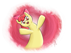 Size: 1600x1200 | Tagged: safe, artist:shadowsn25, imported from derpibooru, apple bloom, earth pony, pony, female, filly, looking at you, simple background, solo, transparent background