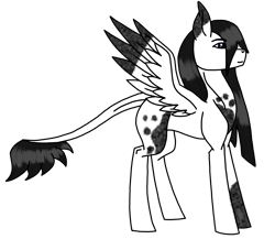 Size: 3387x2946 | Tagged: safe, artist:agdapl, imported from derpibooru, oc, oc only, pegasus, pony, female, high res, leonine tail, mare, pegasus oc, simple background, solo, transparent background, wings