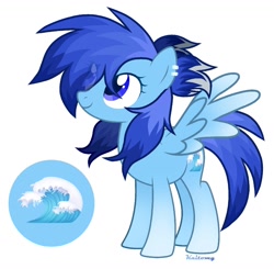 Size: 1280x1254 | Tagged: safe, artist:kaitomy, imported from derpibooru, oc, oc only, oc:ocean tide, pegasus, pony, oda 997, pegasus oc, reference, solo, wings