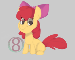 Size: 1280x1024 | Tagged: safe, artist:orgin8, imported from derpibooru, apple bloom, earth pony, pony, female, filly, smiling, solo