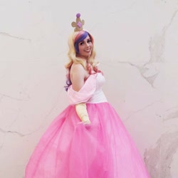 Size: 888x888 | Tagged: safe, artist:maddymoiselle, imported from derpibooru, princess cadance, human, babscon, babscon 2018, clothes, cosplay, costume, irl, irl human, photo, sleeveless