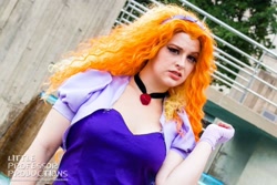 Size: 1000x667 | Tagged: safe, artist:littleprofessorproductions, artist:shelbeanie, imported from derpibooru, adagio dazzle, human, equestria girls, clothes, cosplay, costume, facebook, irl, irl human, photo