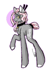 Size: 586x773 | Tagged: safe, artist:inspiredpixels, imported from derpibooru, oc, oc only, earth pony, pony, collar, female, freckles, mare, simple background, solo, standing, transparent background