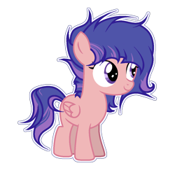 Size: 1000x1000 | Tagged: safe, artist:stardustshadowsentry, imported from derpibooru, oc, oc only, pegasus, pony, female, filly, offspring, parent:flash sentry, parent:twilight sparkle, parents:flashlight, simple background, solo, transparent background