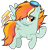 Size: 2197x2306 | Tagged: safe, artist:dayspringsentryyt, imported from derpibooru, oc, oc only, pegasus, pony, female, goggles, high res, magical lesbian spawn, mare, offspring, parent:rainbow dash, parent:spitfire, parents:spitdash, simple background, solo, transparent background