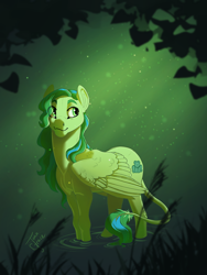 Size: 1800x2400 | Tagged: safe, artist:joan-grace, imported from derpibooru, oc, oc only, oc:green glow, pegasus, pony, female, mare, solo