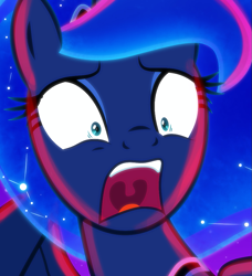 Size: 799x876 | Tagged: safe, princess luna, alicorn, pony, open mouth, screaming, shocked expression