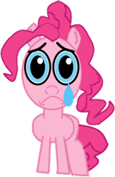 Size: 291x446 | Tagged: safe, imported from derpibooru, pinkie pie, earth pony, pony, 1000 hours in ms paint, christmas who?, crying, meme, ponified meme, reference, sad, sad spongebob, solo, spongebob reference, spongebob squarepants