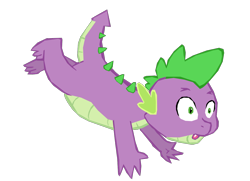 Size: 1280x926 | Tagged: safe, artist:benpictures1, artist:chedx, edit, imported from derpibooru, spike, dragon, comic:the storm kingdom, my little pony: the movie, bad end, implied tempest shadow, inkscape, simple background, solo, transparent background, vector