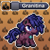 Size: 1024x1024 | Tagged: safe, artist:tony yotes, artist:yotes games, artist:yotesmark, imported from derpibooru, oc, oc only, oc:granitina, earth pony, mudsdale, pony, battle gem ponies, dreadlocks, eeveelution, mudbray, pixel art, pokémon, ponymon, solo