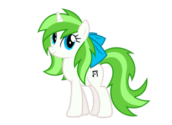 Size: 2871x2088 | Tagged: safe, artist:minty root, imported from derpibooru, oc, oc only, oc:minty root, pony, unicorn, bow, female, high res, horn, mare, simple background, smiling, solo, transparent background, unicorn oc, vector