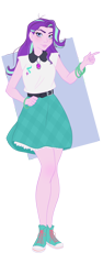 Size: 1500x4000 | Tagged: safe, artist:darthlena, imported from derpibooru, starlight glimmer, human, equestria girls, clothes, converse, freckles, humanized, shoes, simple background, skirt, sneakers, solo, transparent background