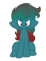 Size: 1500x1999 | Tagged: safe, artist:derpy_the_duck, imported from derpibooru, oc, oc only, oc:aurora, oc:dark aurora, earth pony, pony, solo